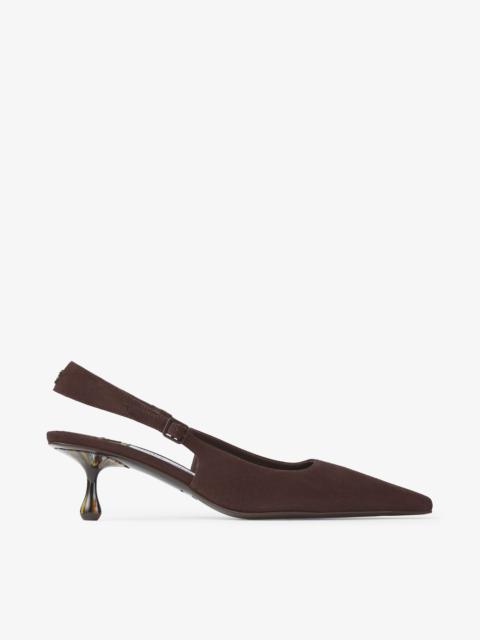 Amel 50
Chocolate Suede Pumps