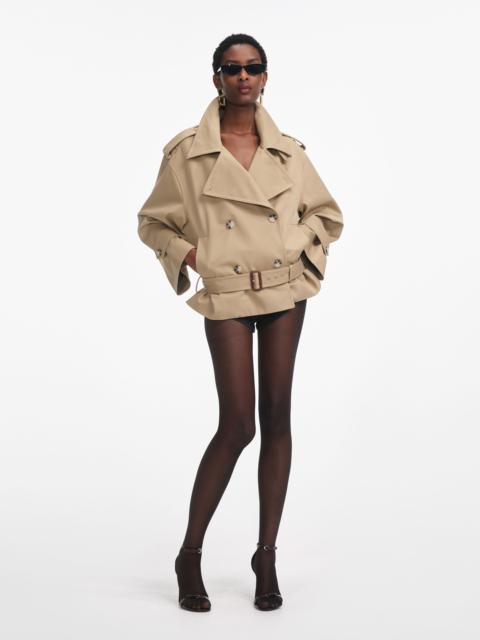Beige Trench Jacket