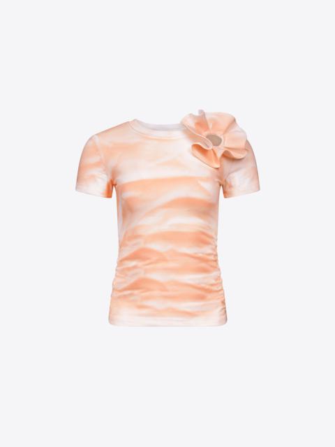 RUFFLE FLOWER T-SHIRT