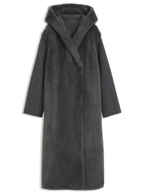 MELANGE COAT IN A WOOL BLEND