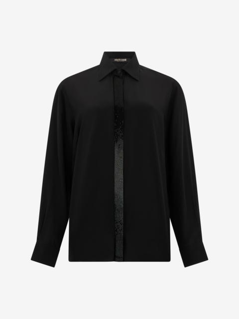 Silk Shirt with Shimmering Detail