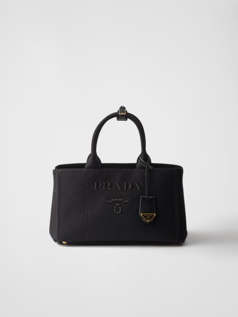 Large cotton canvas handbag