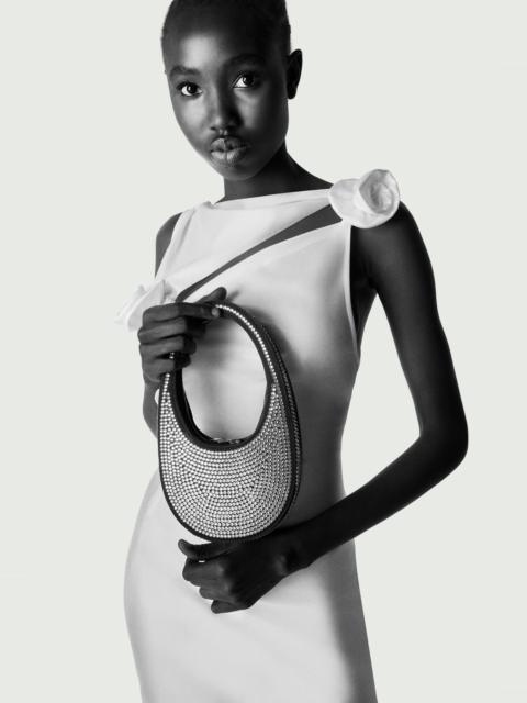 Crystal-Embellished Mini Swipe Bag