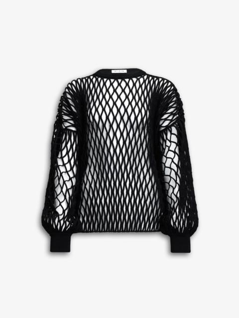 MACRAMÉ KNIT SWEATER