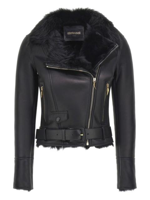 shearling leather jacket