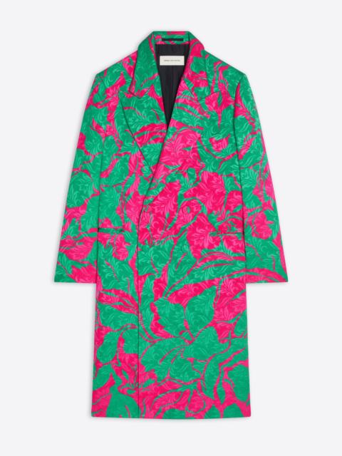 PRINTED JACQUARD COAT