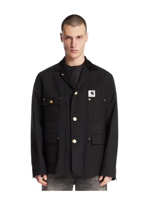 Sacai x Carhartt WIP Black Suiting Duck Jacket