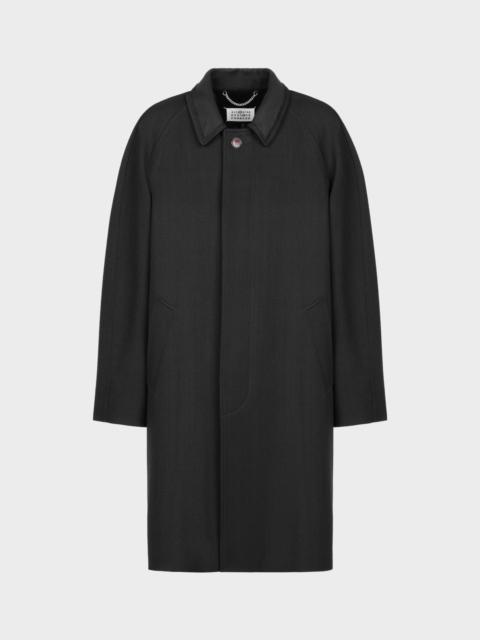 Wool viscose coat