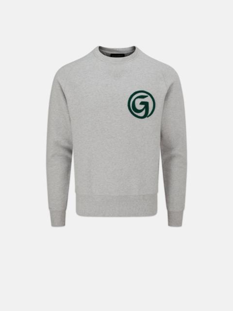Unisex 'G' Embroidered Sweatshirt Grey