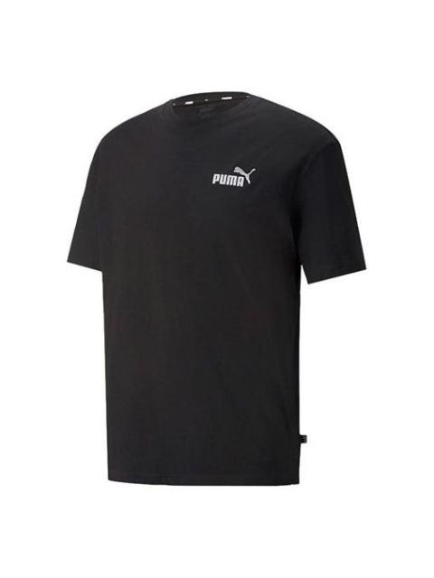 PUMA Ess+ Relaxed Tee Logo T-Shirt 'Black' 849529-01