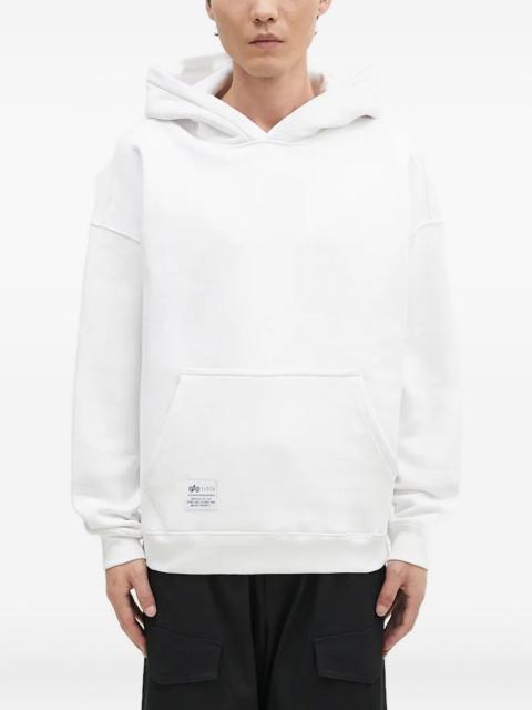 logo hooded hoodie