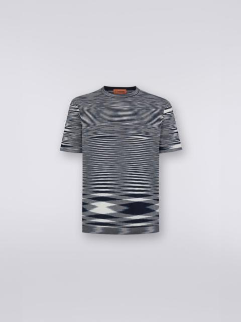 Slub cotton crew-neck T-shirt