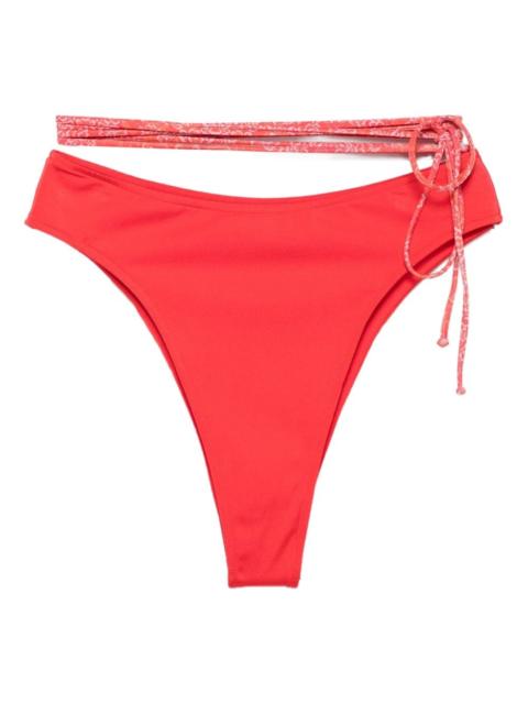 high-rise bikini bottoms