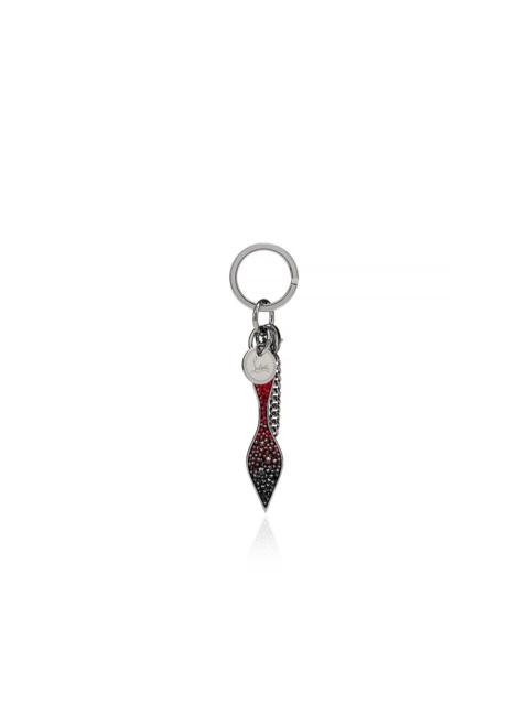 Red Sole Keyring GUN METAL/RED-BLACK