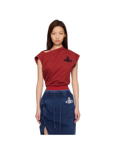 Red Hebo Sweatshirt Top
