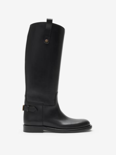 Leather Cavalier Boots