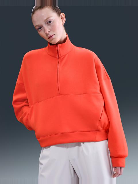 Nike 24.7 ImpossiblySoft Women's Dri-FIT Oversized 1/2-Zip Top