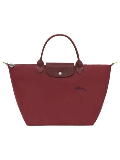Le Pliage Green M Handbag Pomegranate - Recycled canvas