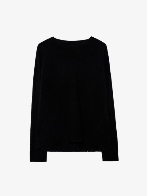 Cici Patch Cashmere Sweater