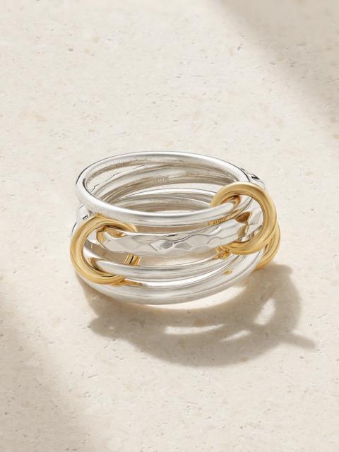 Cici Petite Sterling Silver And 18-karat Gold Ring
