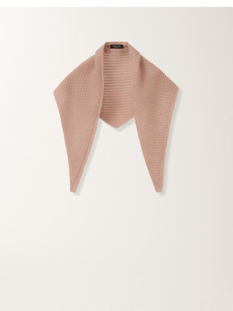 Platinum mohair scarf