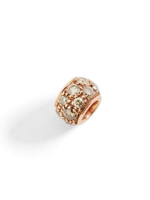 ROSE GOLD & BROWN DIAMOND RONDELLE COMPONENT