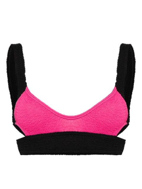 Splice Nino colour-block bikini top