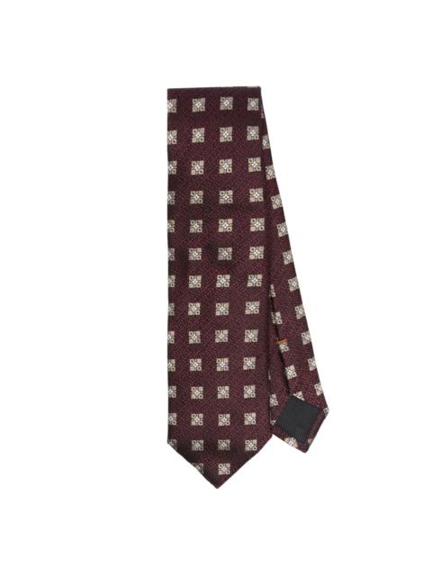 patterned-jacquard tie
