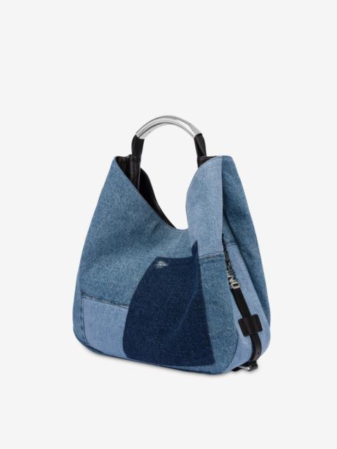 MOSCHINO HANDLE ME MEDIUM SHOULDER BAG