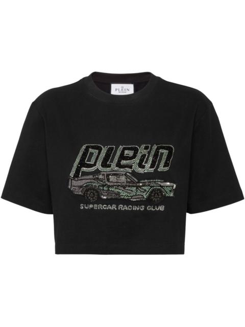 Car cropped t-shirt