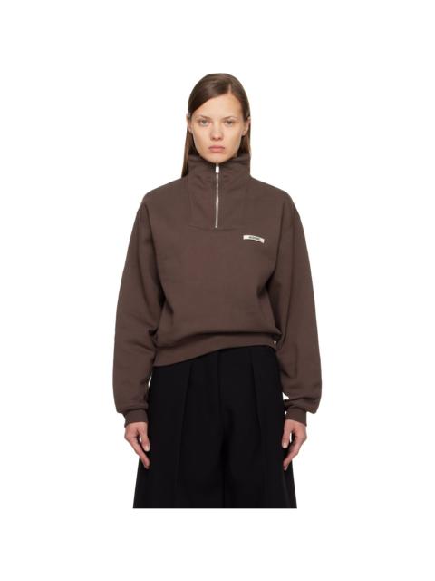 Brown 'Le Camionneur Gros Grain' Sweatshirt