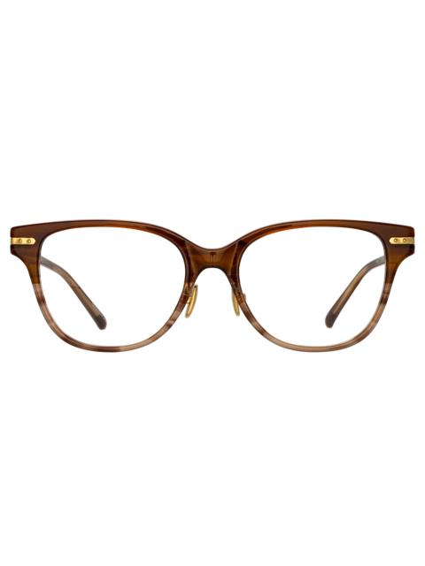 Hadid Optical in Caramel Horn