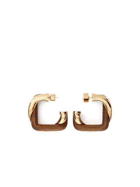 square hoop earrings
