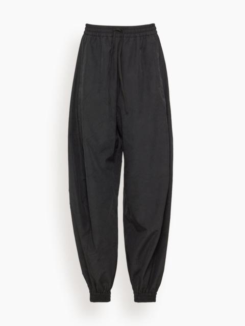Balloon Track Pants in Black