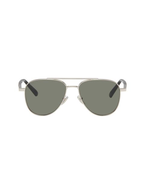 Silver Subtle Web Sunglasses