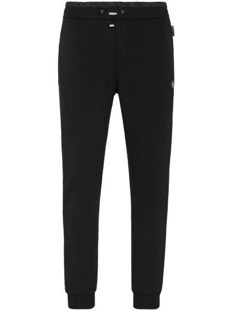 logo-patch drawstring track pants