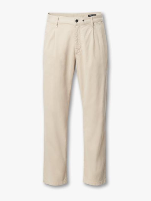 Evan Pleated Stretch Twill Chinos