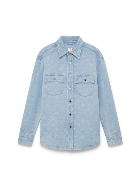 Denim Monogram Shirt | Casablanca Paris