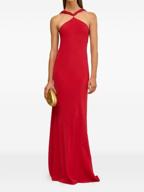Phoebe halterneck maxi dress