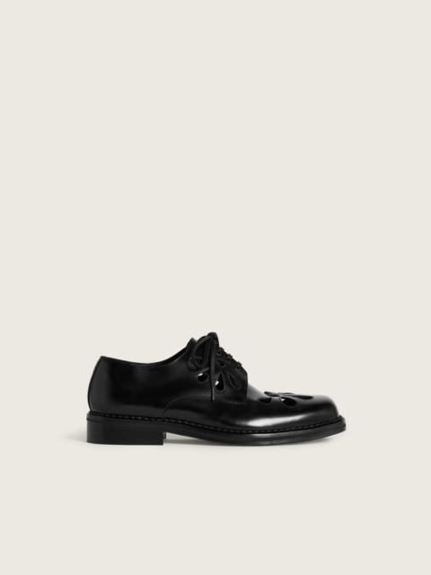 Daisy Cutout Square Toe Brogue