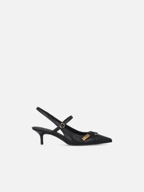 SLINGBACKS WITH STRAPS AND JEWEL DETAILS