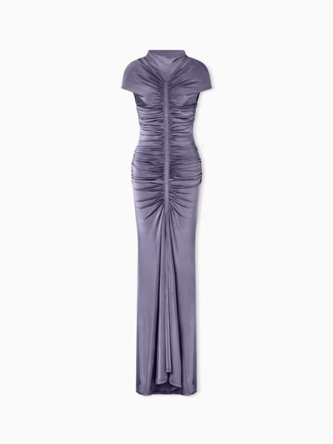 ASV SHINY VISCOSE JERSEY LONG DRESS