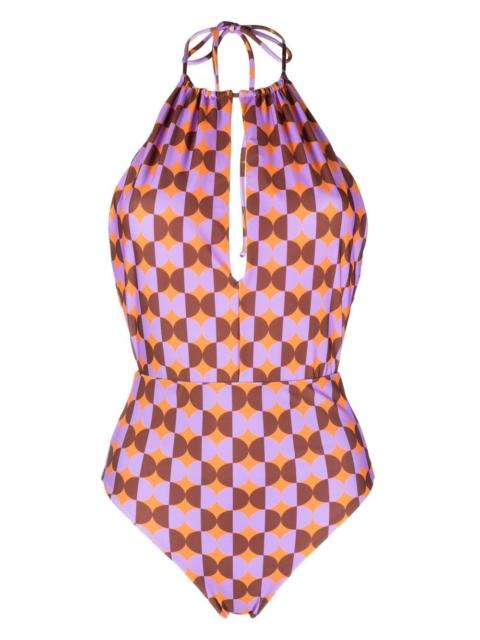 Esther neck tie swimsuit