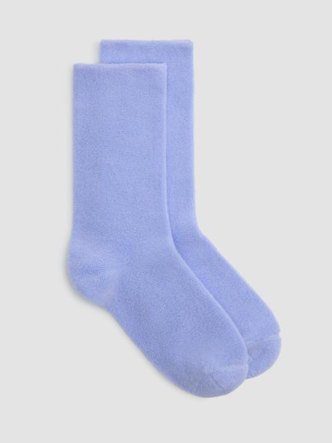 Loopy Cotton Terry Crew Sock