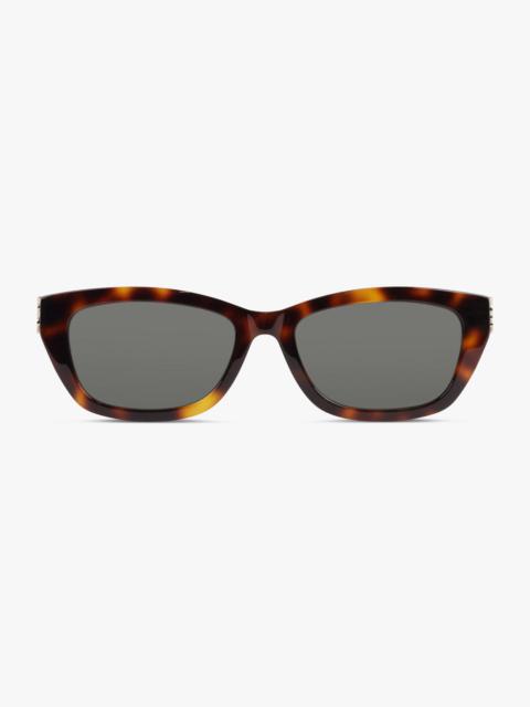 SL M153 RECTANGULAR MONOGRAMME SUNGLASSES | HAVANA BROWN