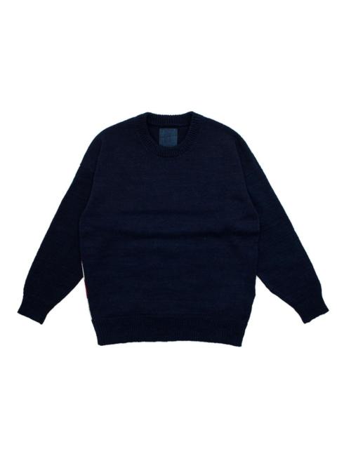JUMBO CREWNECK SWEATER INDIGO