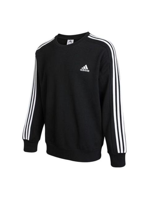 adidas Essentials French Terry 3-Stripes Sweatshirt 'Black' IC9317