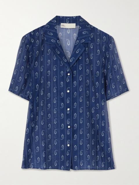 Printed Cotton And Silk-blend Shirt