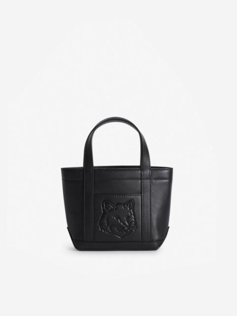 FOX HEAD LEATHER MINI TOTE
