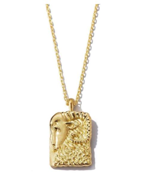 Diamond Aries Pendant Necklace